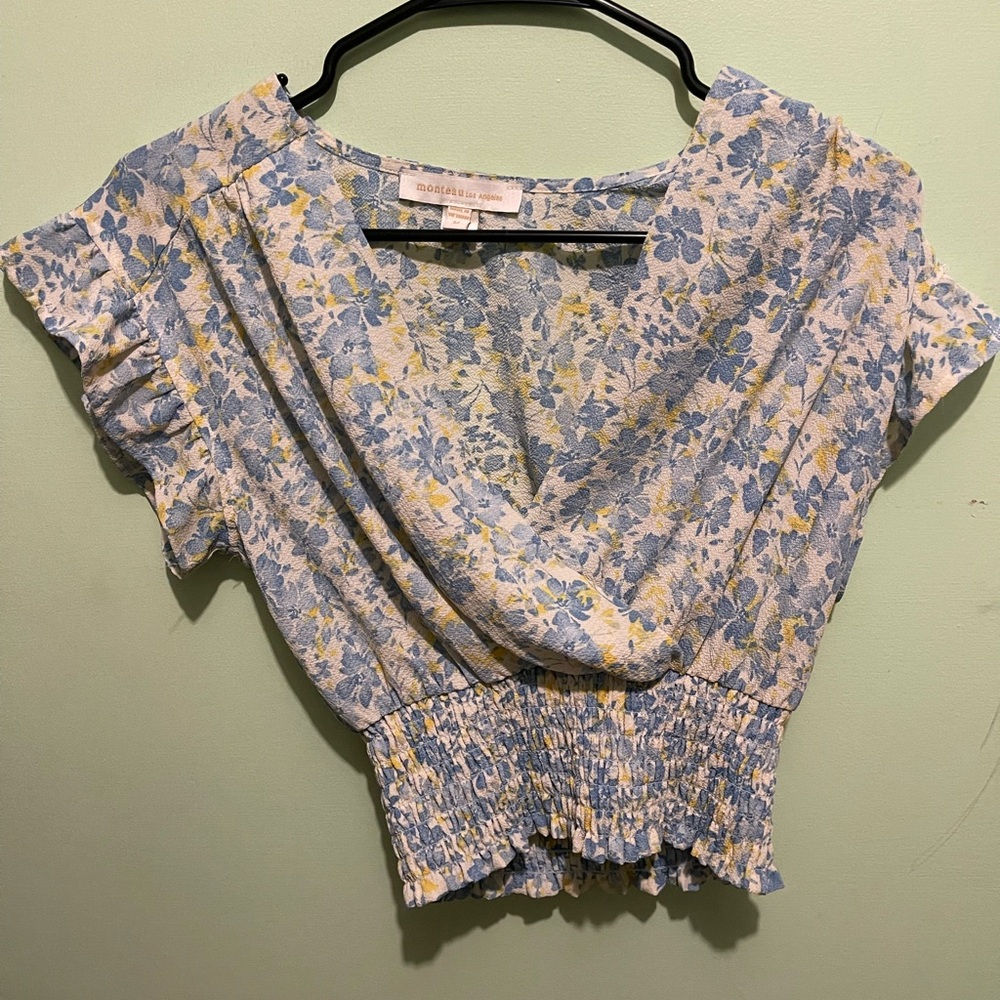 Flower fitted tee